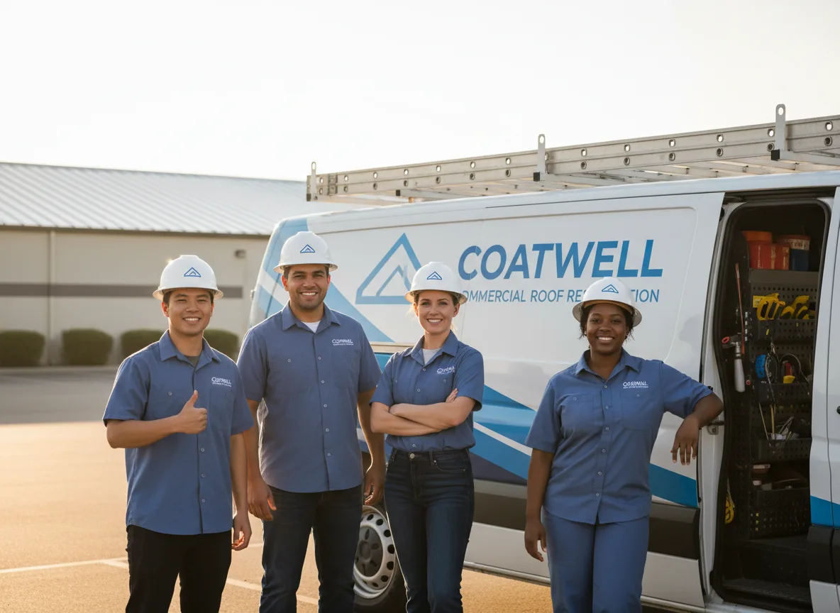 Commercial roof coating company in Grant, OK
